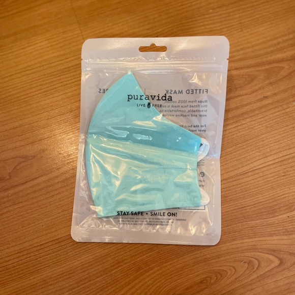 pura vida blue face mask - Picture 1 of 4